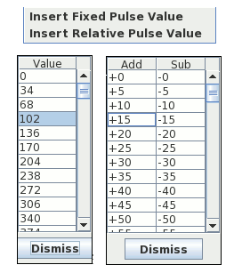 Pulse table